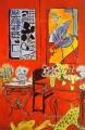 Large Red Interior abstract fauvism Henri Matisse